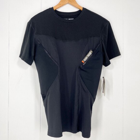 5.11 Cams Short Sleeve Base Layer Shirt Carry Conceal Padded 41222 Size XL Black - Picture 14 of 14